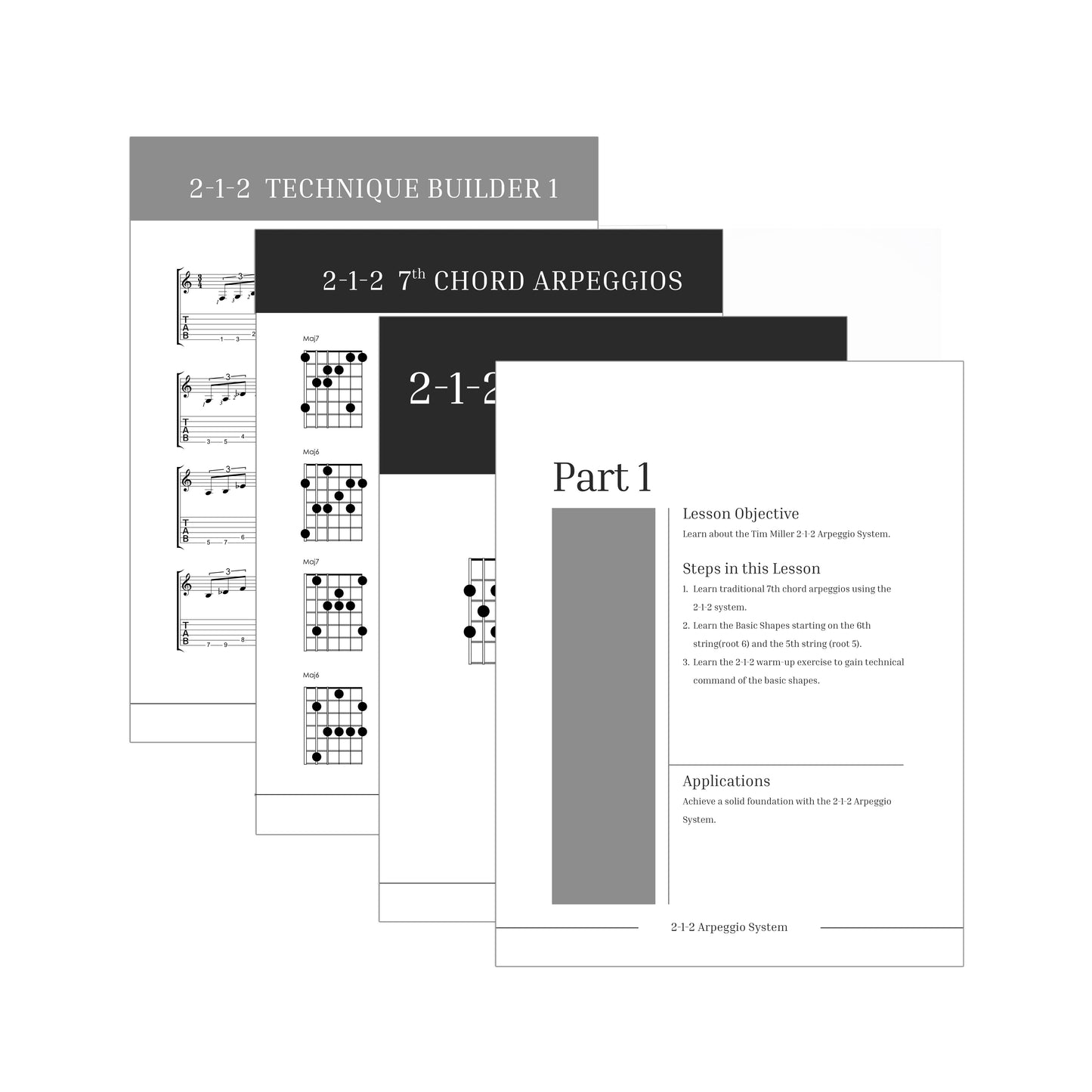 2-1-2 Arpeggio System Instructional Video + Booklet